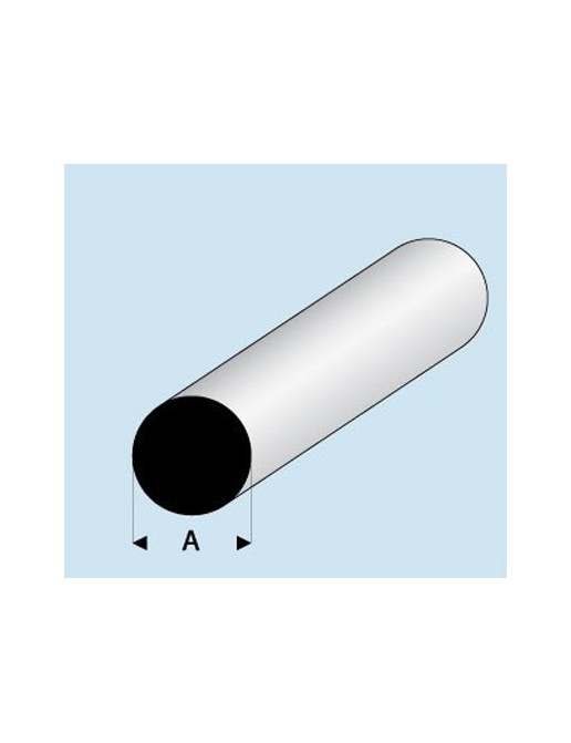 Profilé styrène Rond