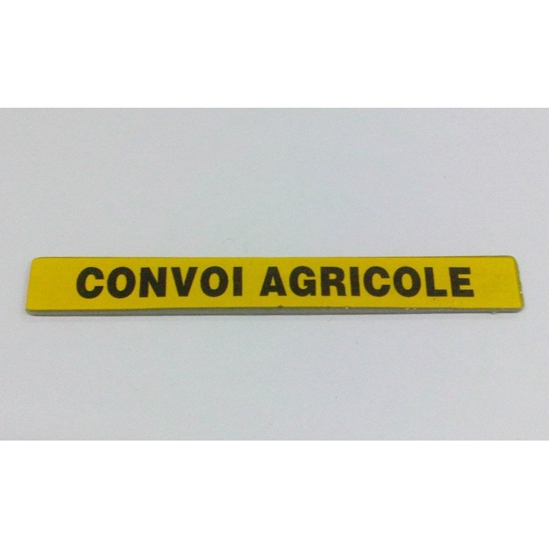 PANNEAU CONVOI AGRICOLE LONG