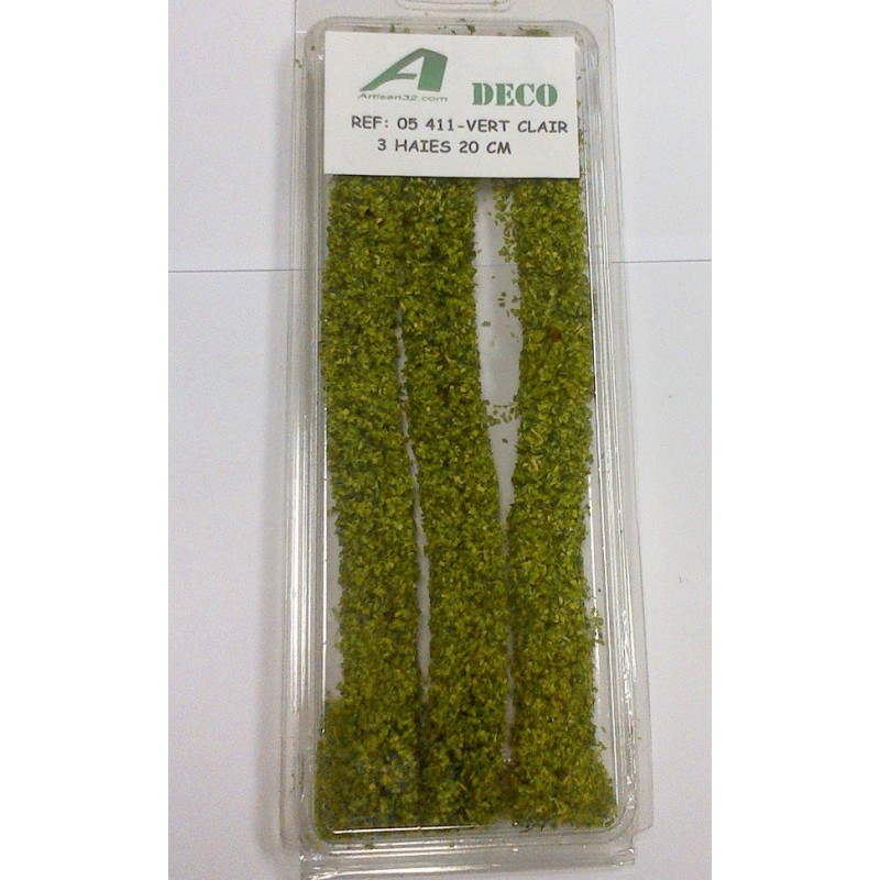 HAIES 20 CM X 3 - VERT CLAIR