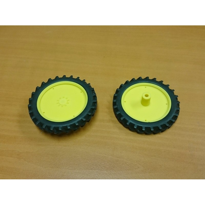 Roue Etroite Arrière 60 mm Jaune