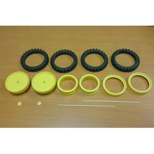 Kit Jumelage Arrière 60 mm Jaune