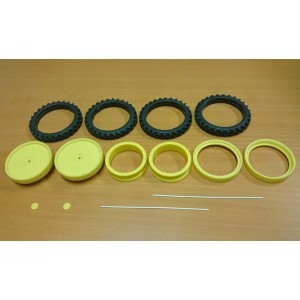 Kit Jumelage Arrière 66 mm Jaune