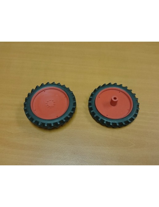 Roue Etroite Arrière 60 mm Rouge