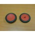 Roue Etroite Arrière 60 mm Rouge