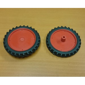 Roue Etroite Arrière 66 mm  Rouge