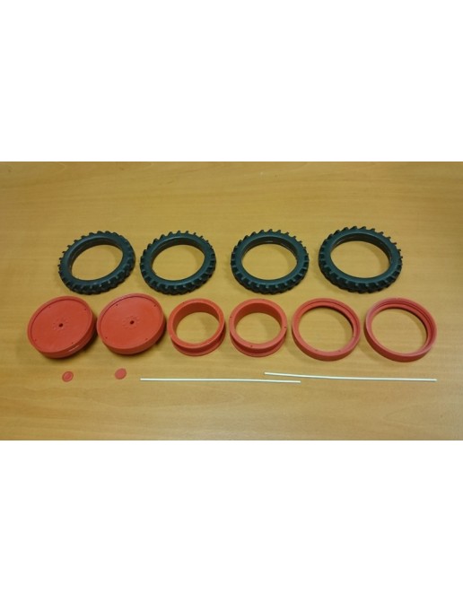 Kit Jumelage Arrière 60 mm Rouge