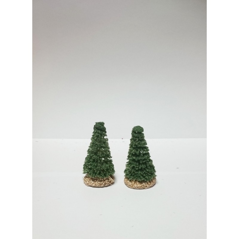 2 SAPINS VERT 5 CM