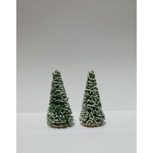 2 SAPINS ENNEIGES 7 CM