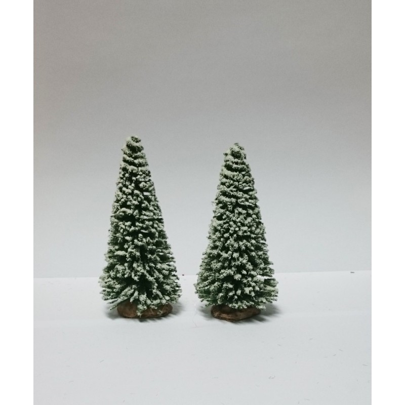 2 SAPINS ENNEIGES 9 CM