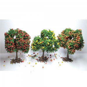 3 ARBRES FRUITIERS 6 CM