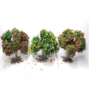 3 ARBRES FRUITIERS 6 CM