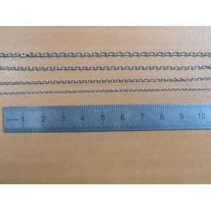 CHAINE METAL 1,2 / 1,6 / 2,0 / 2,2 mm x 10 ou 25 cm